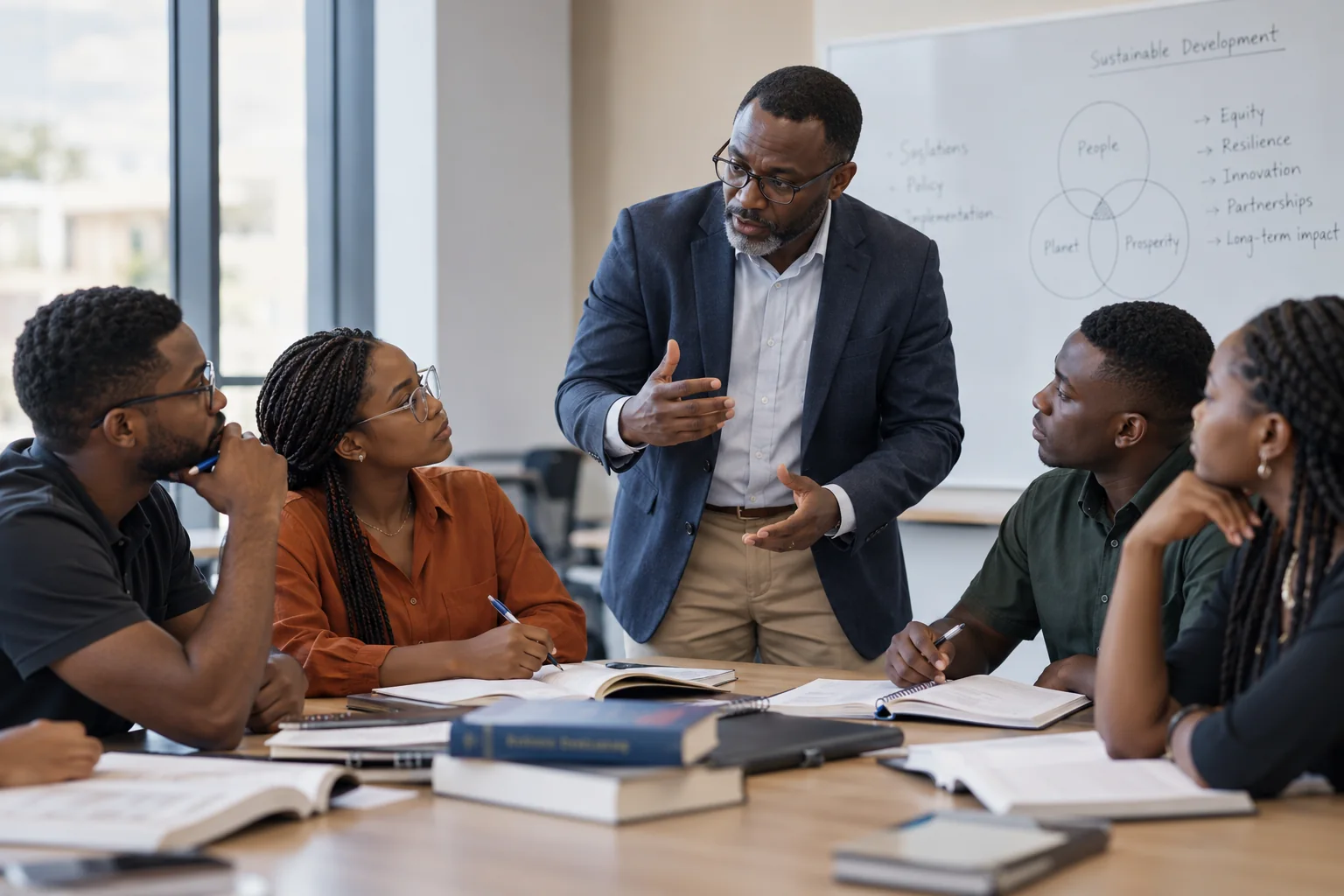 Academic teaching and discussion