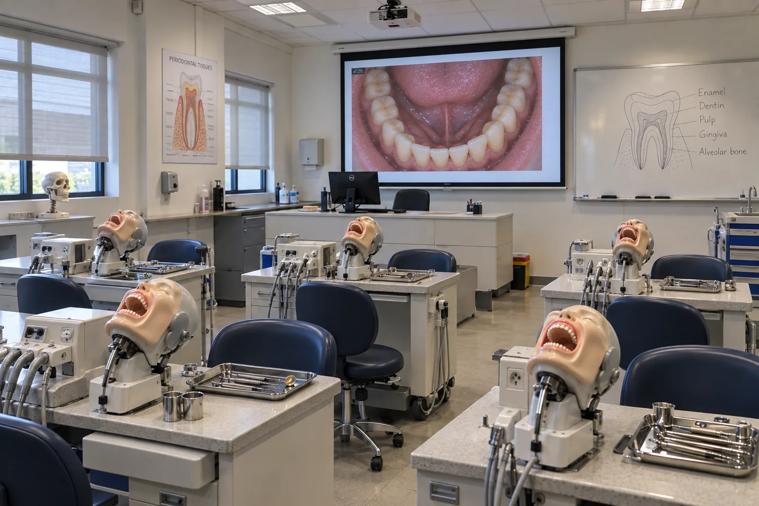 Dental teaching laboratory